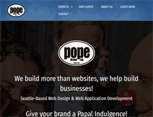 Tablet Screenshot of popesbrand.com
